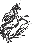 Unicorn Decal 30